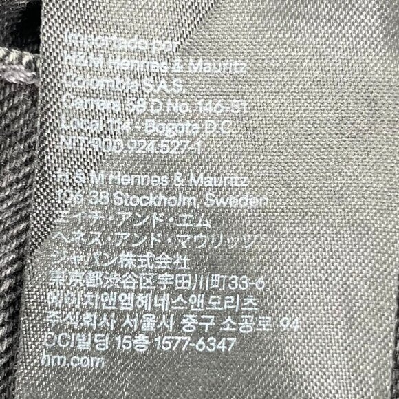 H&M Button Fly Denim Cutoff Distressed Shorts Summer Grunge Festival Size 6 - Picture 9 of 11